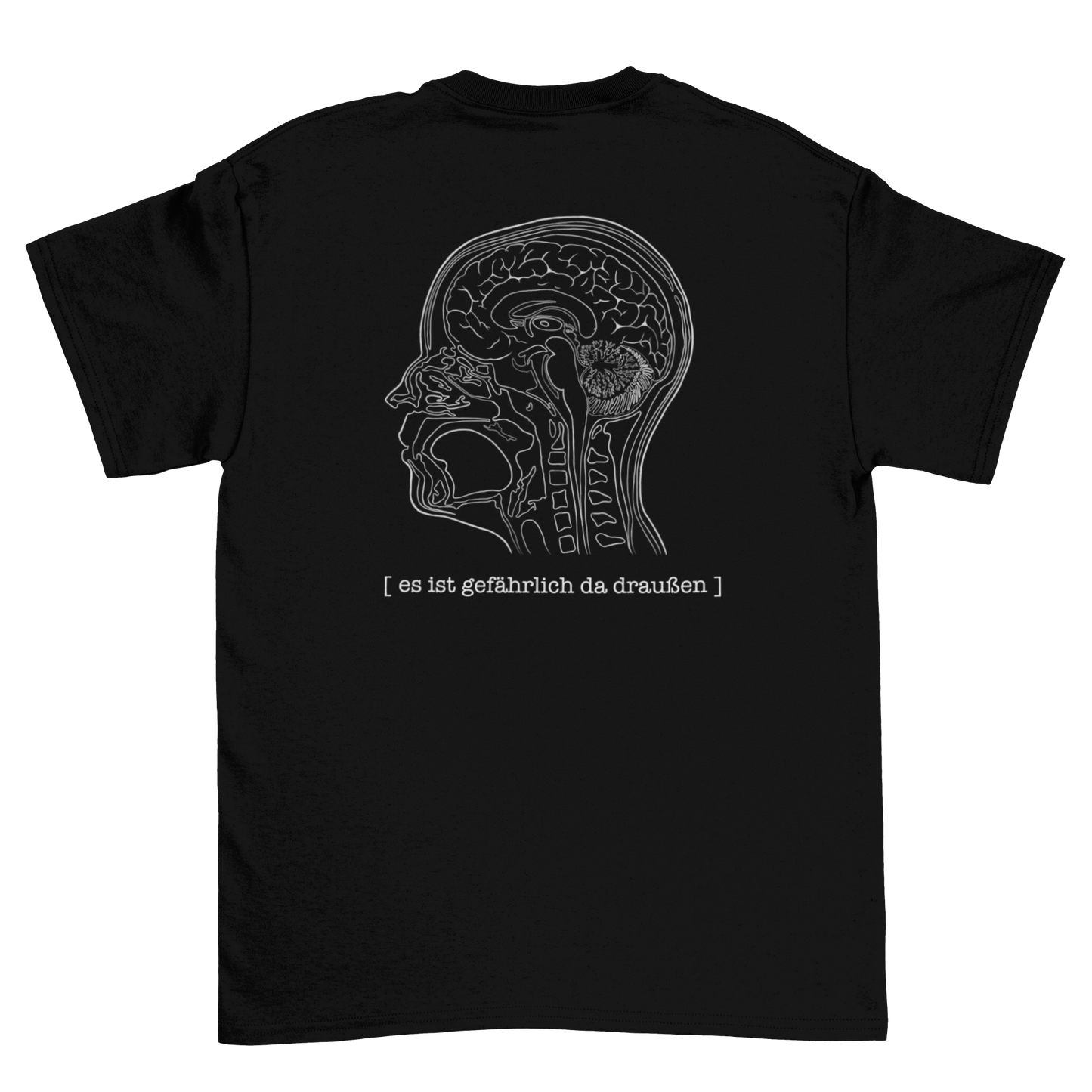 Stimmen im Kopf - Basic T-Shirt - Cover schwarz