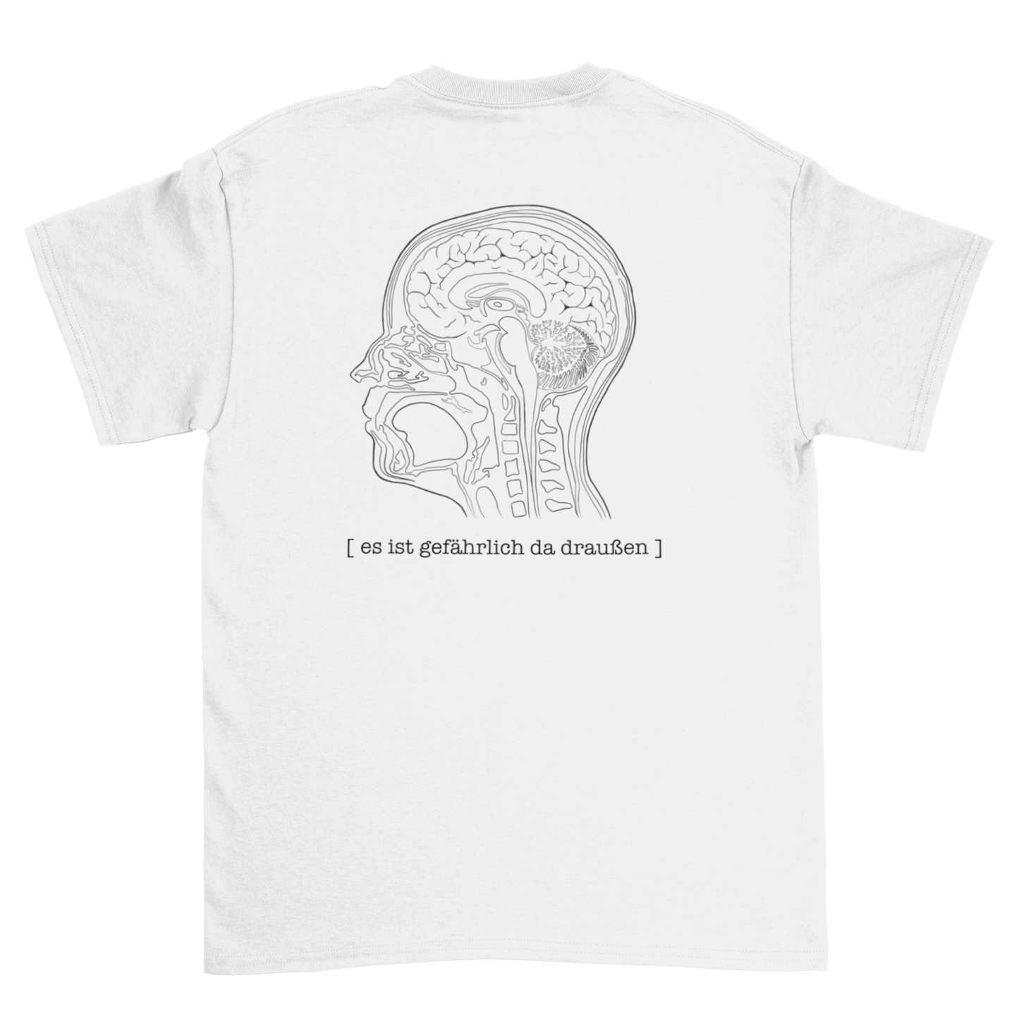 Stimmen im Kopf - Basic T-Shirt - Cover weiß